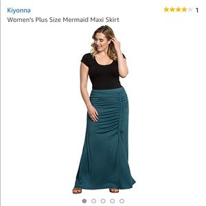 Kiyonna mermaid maxi skirt